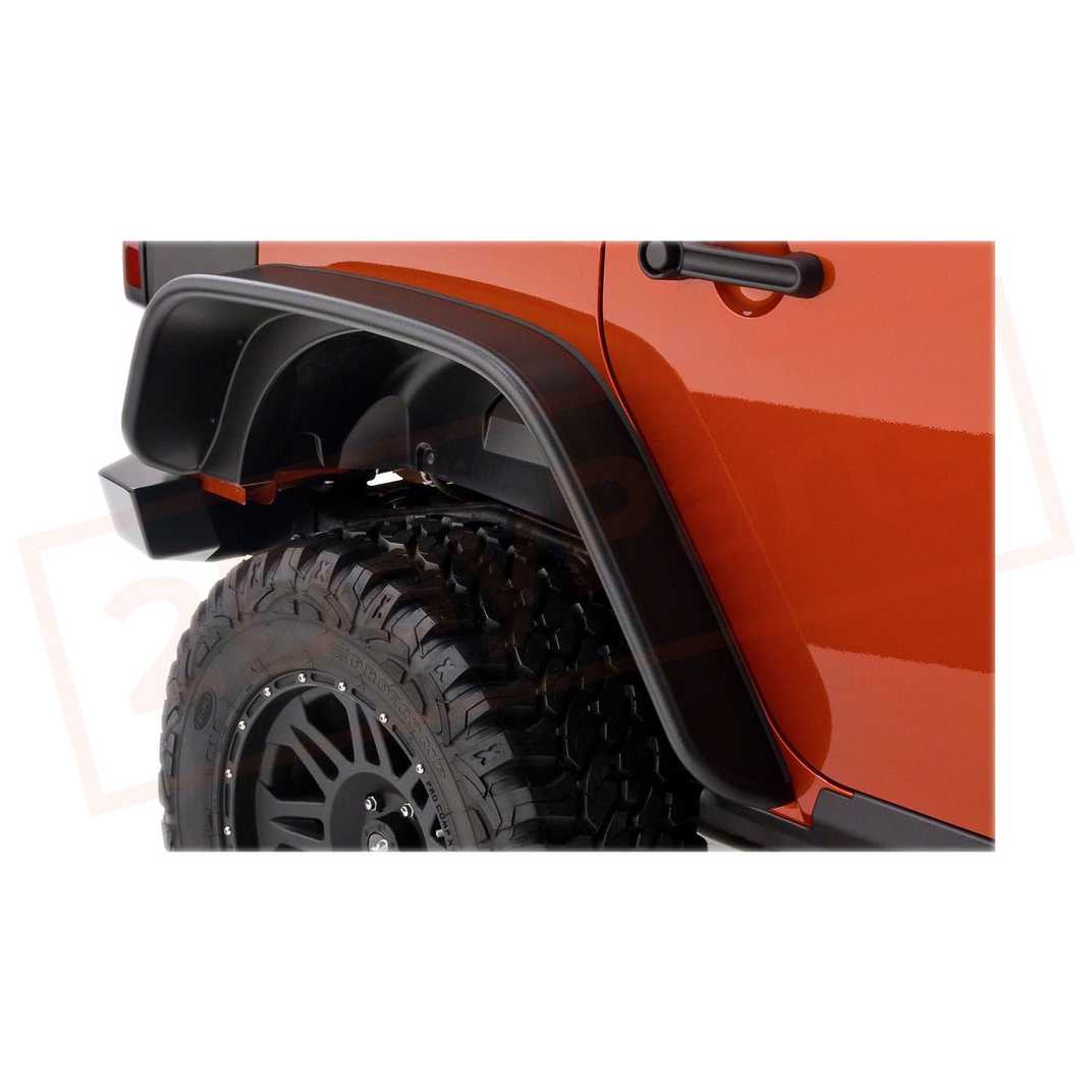 Image Bushwacker Fender Flare Rear fits Jeep Wrangler JK 2018-18 part in Fenders category