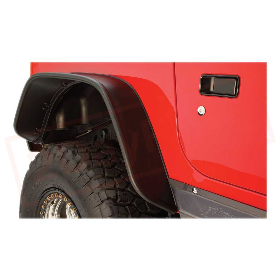 Image Bushwacker Fender Flare Rear for Jeep Wrangler 1997-2006 part in Fenders category