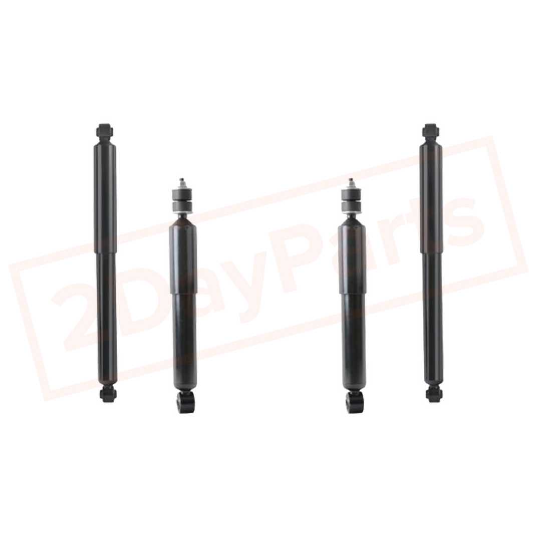 Image Kit of 4 BerkTech Front & Rear shocks for Chevrole Silverado 2001-2003 part in Shocks & Struts category