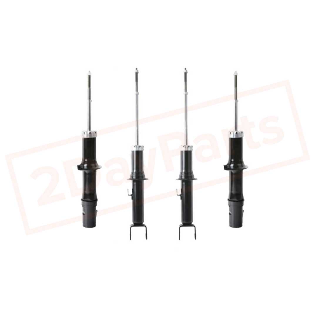 Image Kit of 4 BerkTech Front & Rear shocks for Chrysler Sebring 1996-06 part in Shocks & Struts category