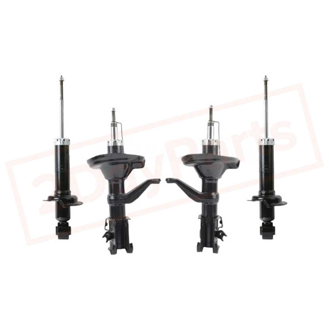 Image Kit of 4 BerkTech Front & Rear shocks for Honda Element 2003-2006 part in Shocks & Struts category