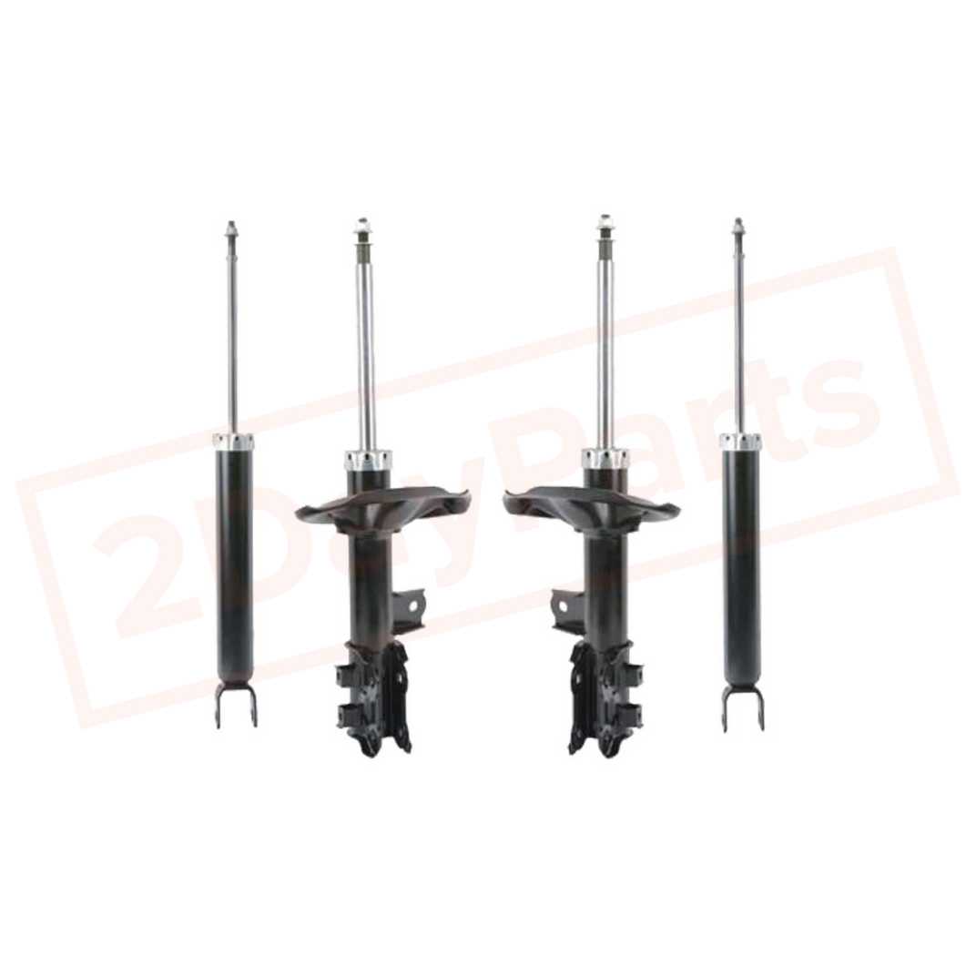 Image Kit of 4 BerkTech Front & Rear shocks for Hyundai Elantra 2007-10 part in Shocks & Struts category