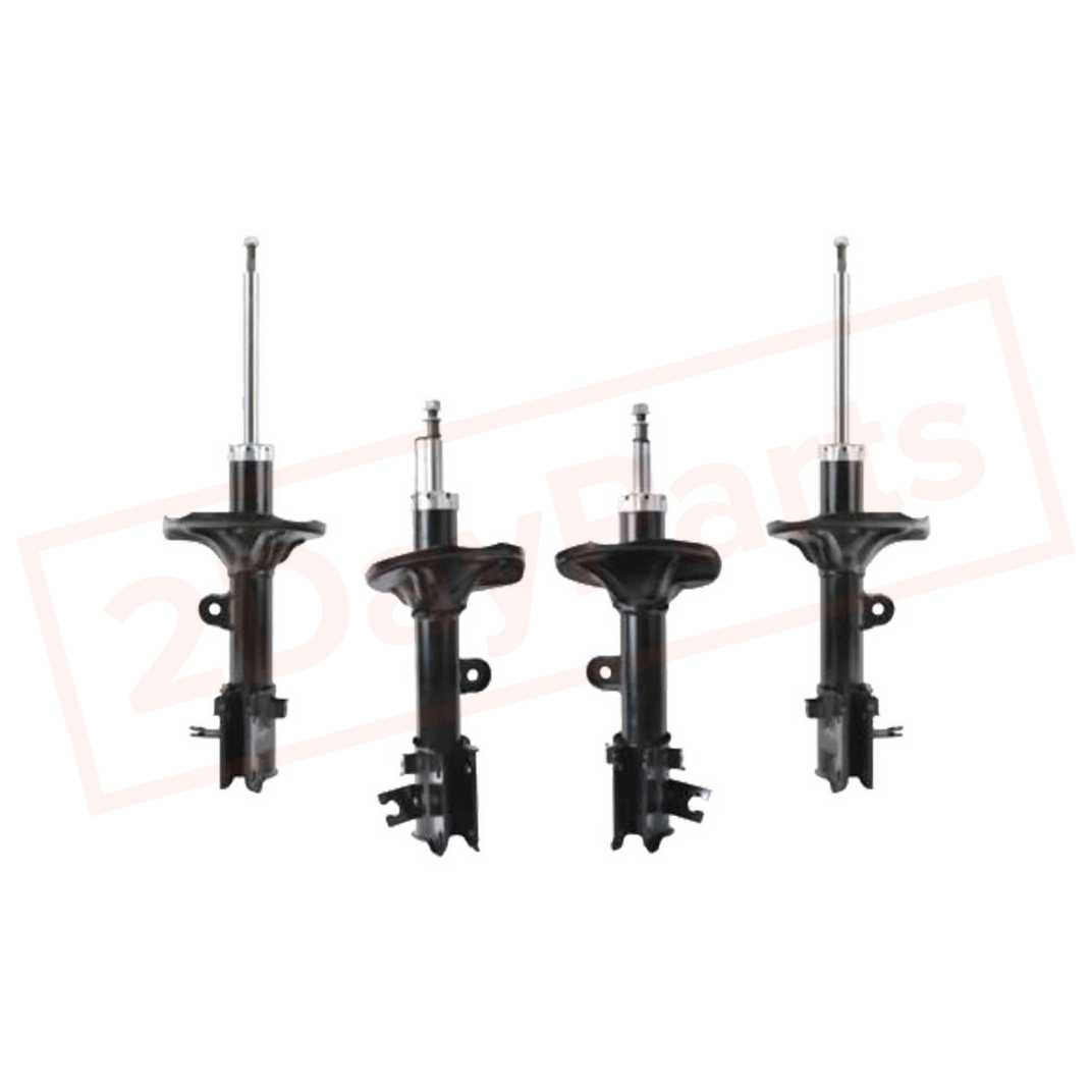 Image Kit of 4 BerkTech Front & Rear shocks for Hyundai Tucson 2005-2009 part in Shocks & Struts category