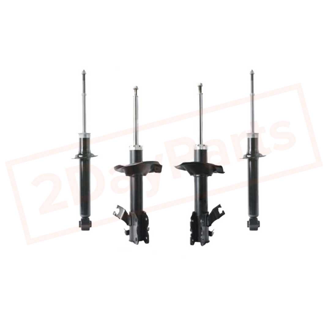 Image Kit of 4 BerkTech Front & Rear shocks for Infiniti I35 2002-2004 part in Shocks & Struts category