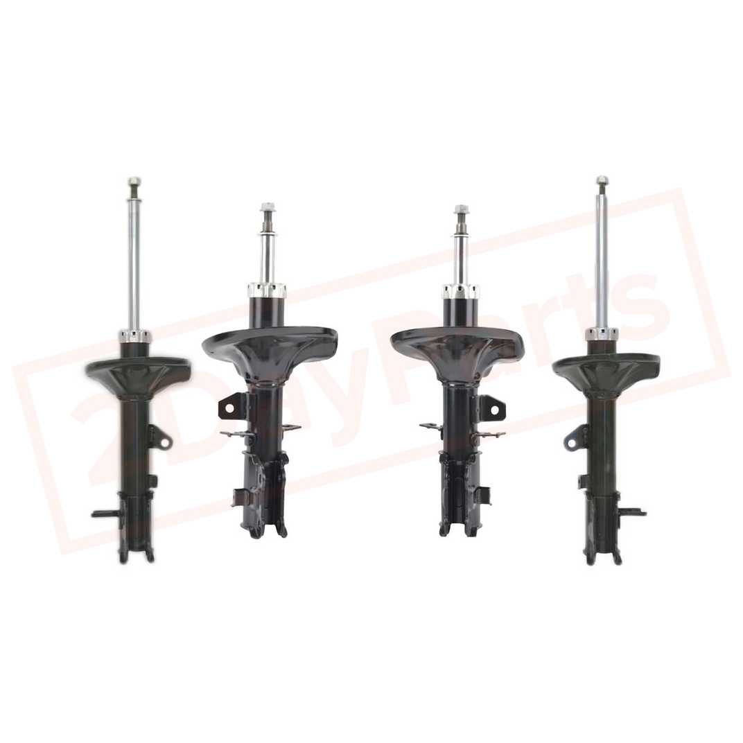 Image Kit of 4 BerkTech Front & Rear shocks for Kia Spectra 2004-09 part in Shocks & Struts category