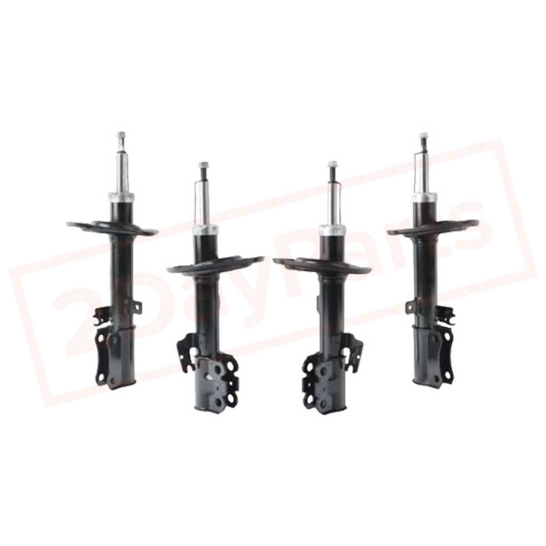 Image Kit of 4 BerkTech Front & Rear shocks for Toyota Avalon 2008-2012 part in Shocks & Struts category