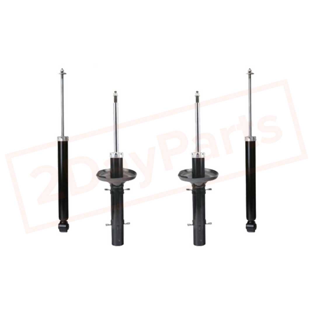 Image Kit of 4 BerkTech Front & Rear shocks for Volkswagen beetle 1998-08 part in Shocks & Struts category