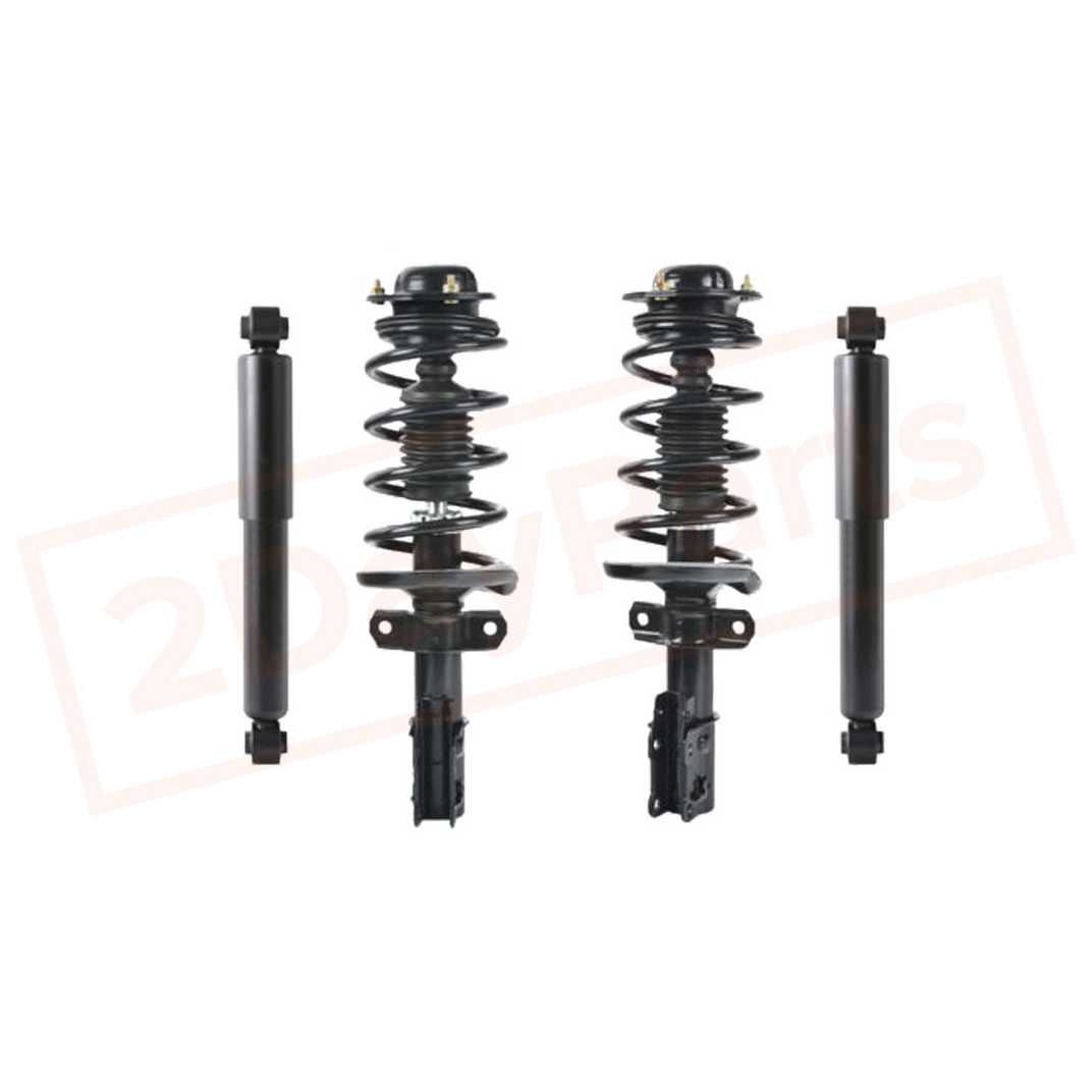 Image Kit of 4 BerkTech Front struts & Rear shocks for Chevrolet Cobalt 2005-2010 part in Shocks & Struts category