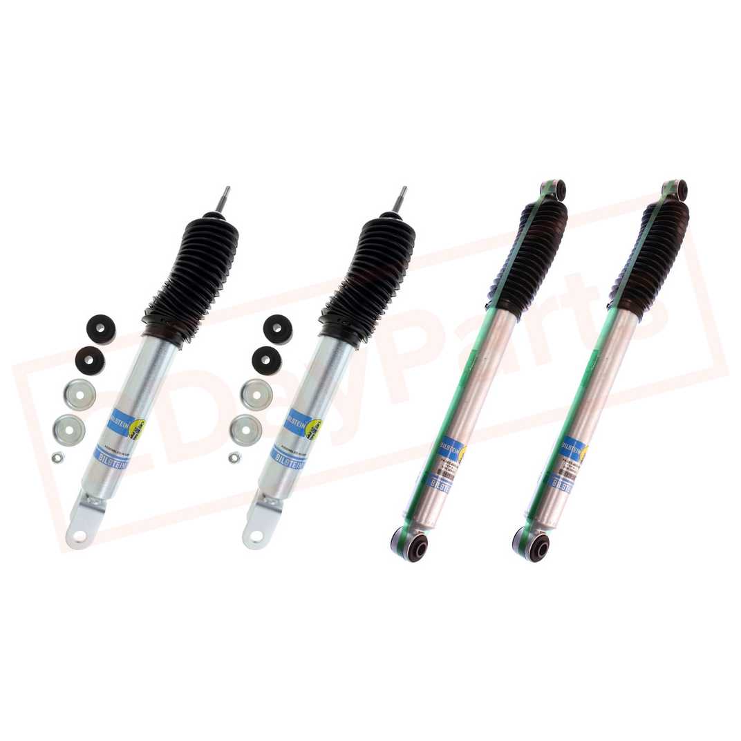 Image BILSTEIN 0" Front & 0-1" Rear 5100 Shocks for Chevrolet Avalanche 1500 4WD 02-06 part in Shocks & Struts category