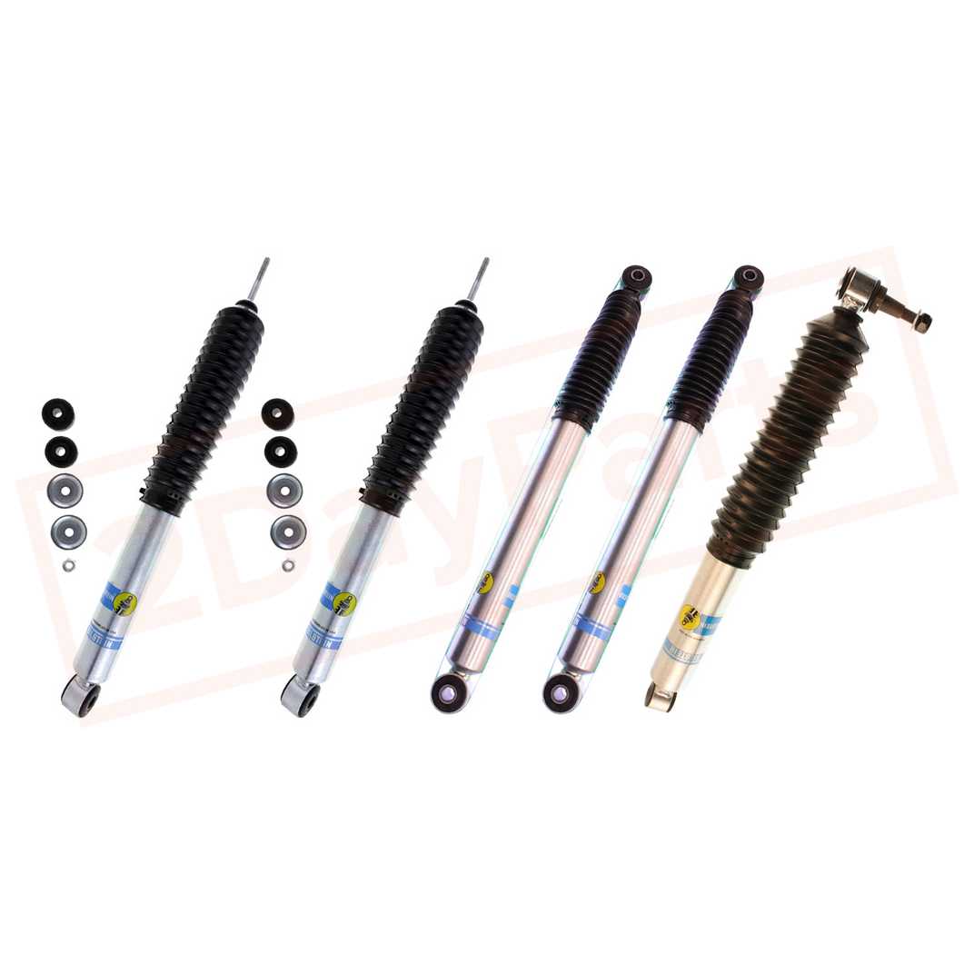 Image BILSTEIN 4" Front&Rear 5100 Shocks&Stabilizer for 99-10 Silverado 2500 HD 4WD part in Shocks & Struts category