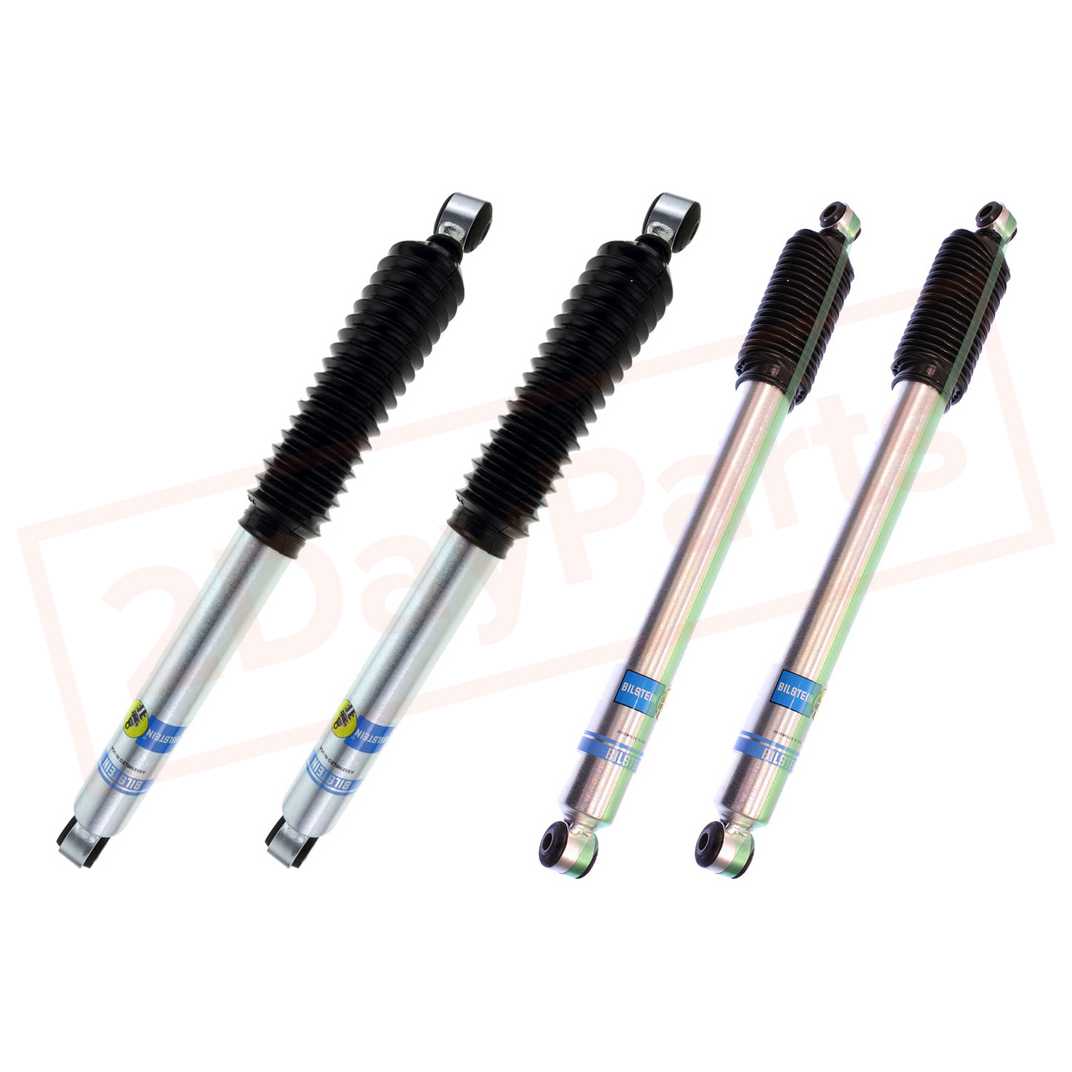 Image Bilstein B8 5100 0-2.5" Front & 0-1" Rear lift shocks for Ford F-250 4WD 99-04 part in Shocks & Struts category