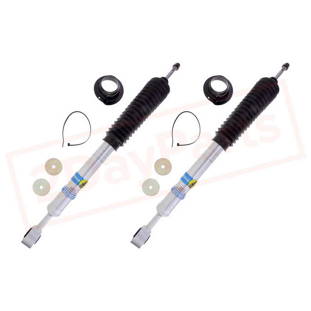 Image Kit 2 Bilstein 5100 Front 0.875-2.3" lift shocks for Toyota Tundra 2013-21 part in Shocks & Struts category