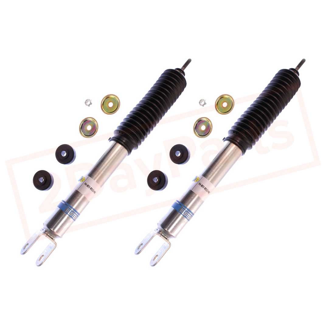 Image Kit 2 Bilstein B8 5100 Front 4" lift shocks for GMC Sierra 1500 4WD 99-06 part in Shocks & Struts category