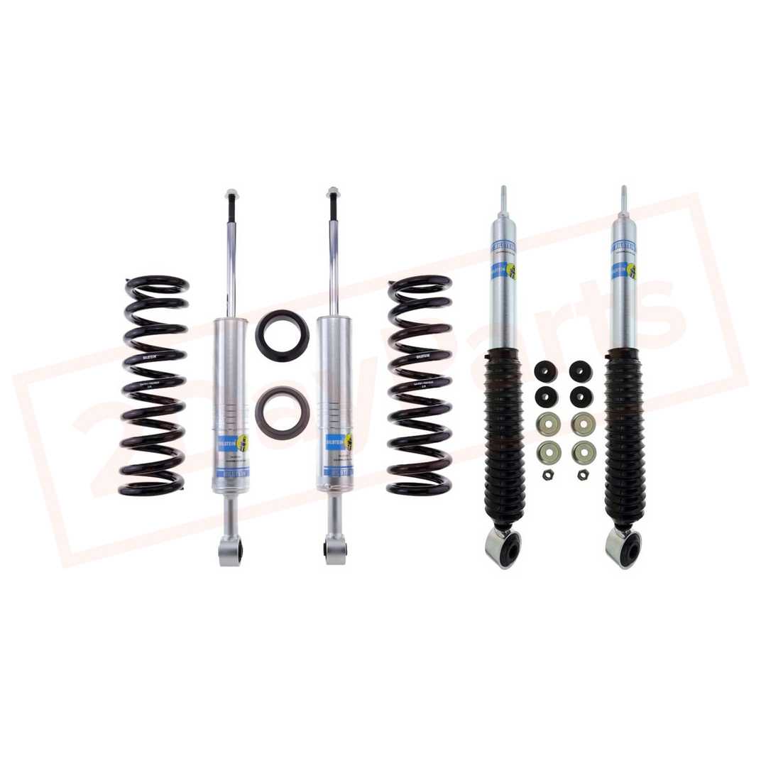 Image Kit 4 BILSTEIN 0-2.5" Front 6112 0-2" Rear 5100 Shocks for 07-14 FJ Cruiser 2WD/4WD part in Shocks & Struts category