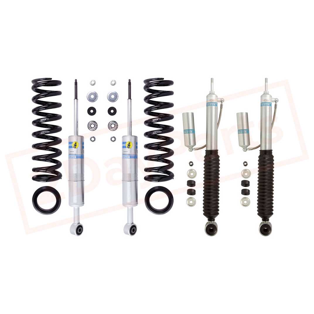 Image Kit 4 Bilstein B8 6112 2.5" Front & 0-2" Rear lift shocks for TOYOTA 4Runner 2WD 10-`22 part in Shocks & Struts category