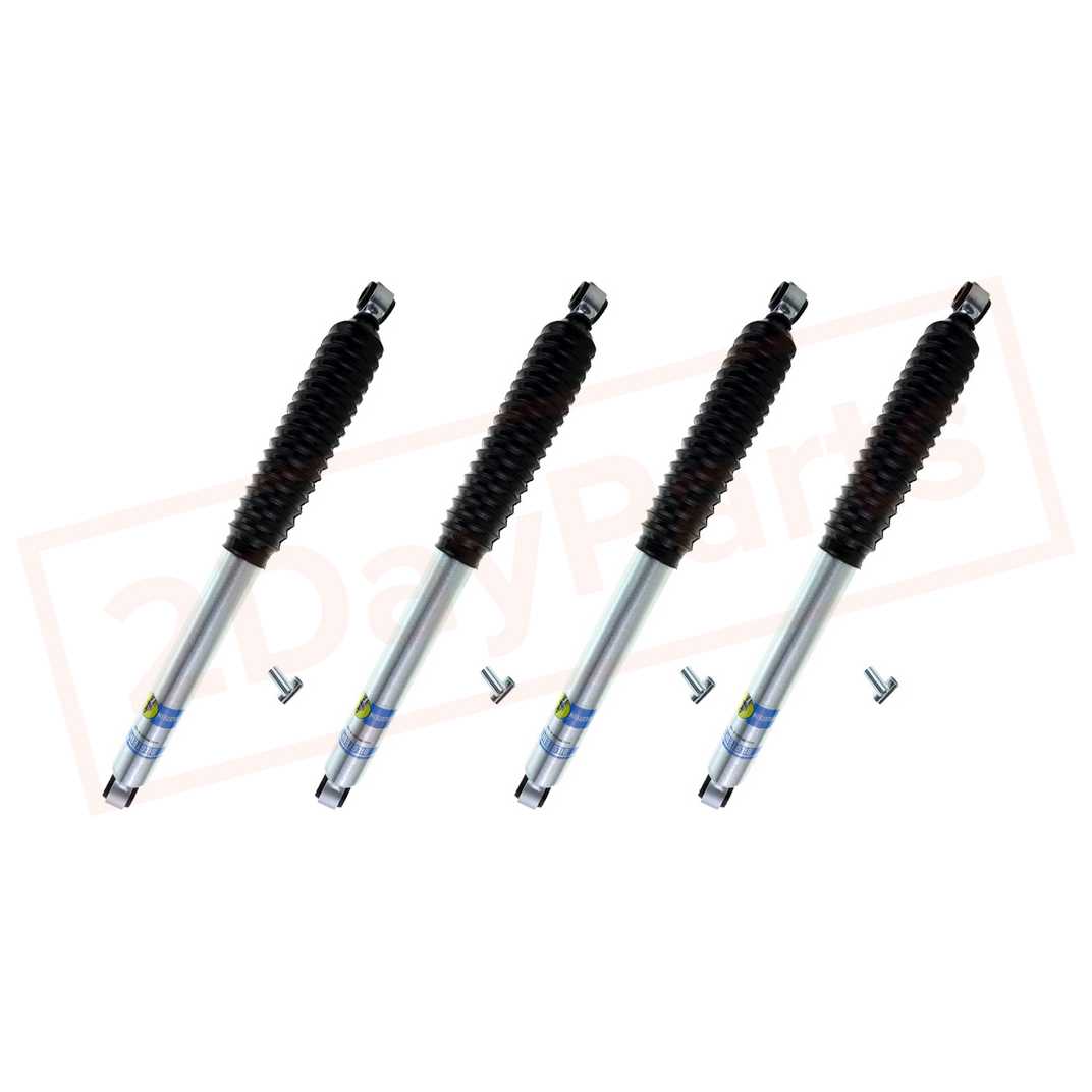Image Kit 4 BILSTEIN 4-6" Lift Front 5100 Gas Shocks for 99-04 F-250 SD 2WD Quad part in Shocks & Struts category