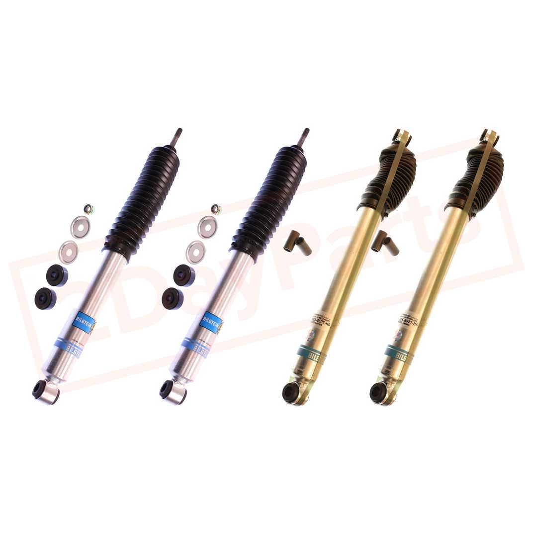 Image Kit 4 BILSTEIN 4" Lift Rear & Front 5100 Shocks for Ford F-150 4WD 1985-1996 part in Shocks & Struts category