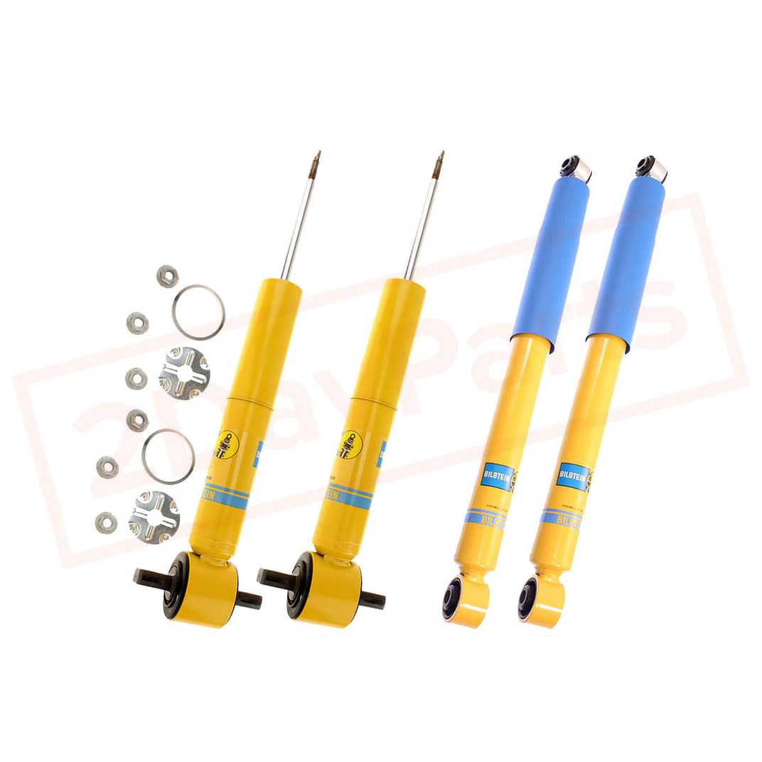 Image Kit 4 Bilstein B6 4600 Front & Rear shocks for 13 GMC Yukon Xl 1500 part in Shocks & Struts category