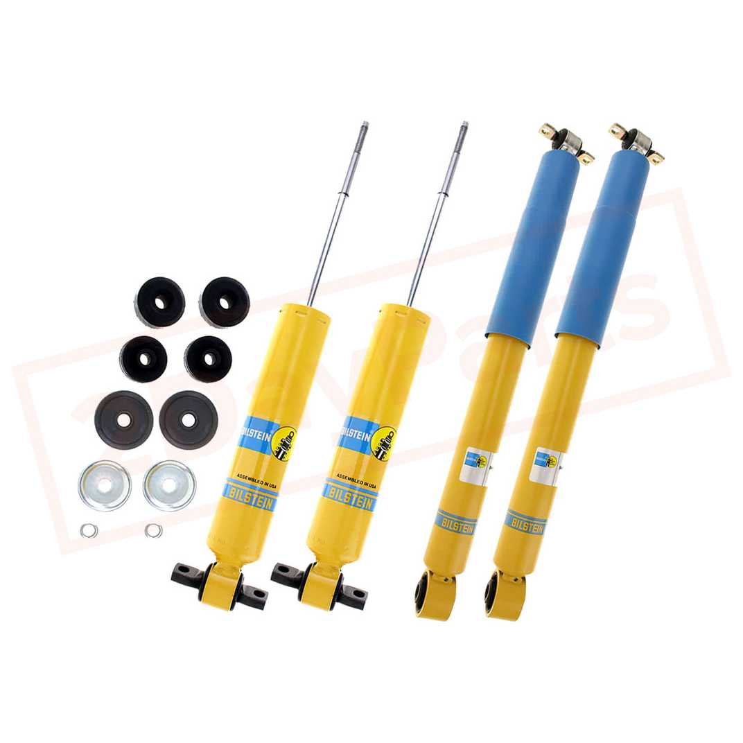 Image Kit 4 Bilstein B6 4600 Front & Rear shocks for 92-`98 GMC C2500 Suburban part in Shocks & Struts category