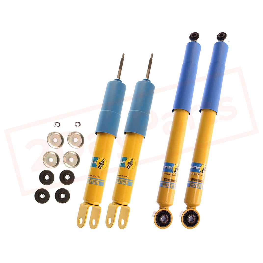 Image Kit 4 Bilstein B6 4600 Front & Rear shocks for Chevy Avalanche 1500 02-`06 part in Shocks & Struts category