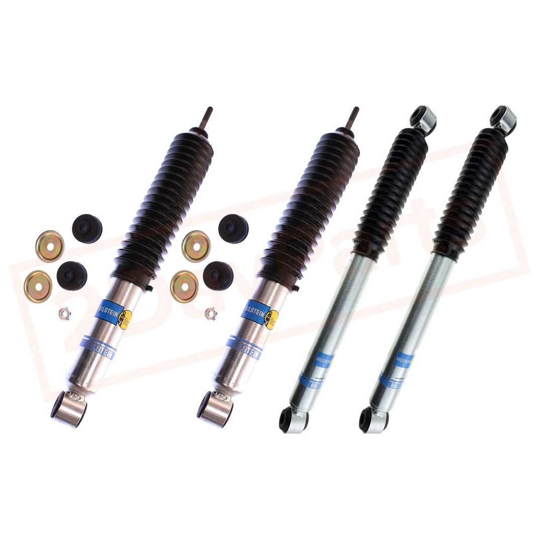 Image Kit 4 Bilstein B8 5100 3-4" Front & 3-4" Rear lift shocks for Toyota 2WD 86-`89  part in Shocks & Struts category