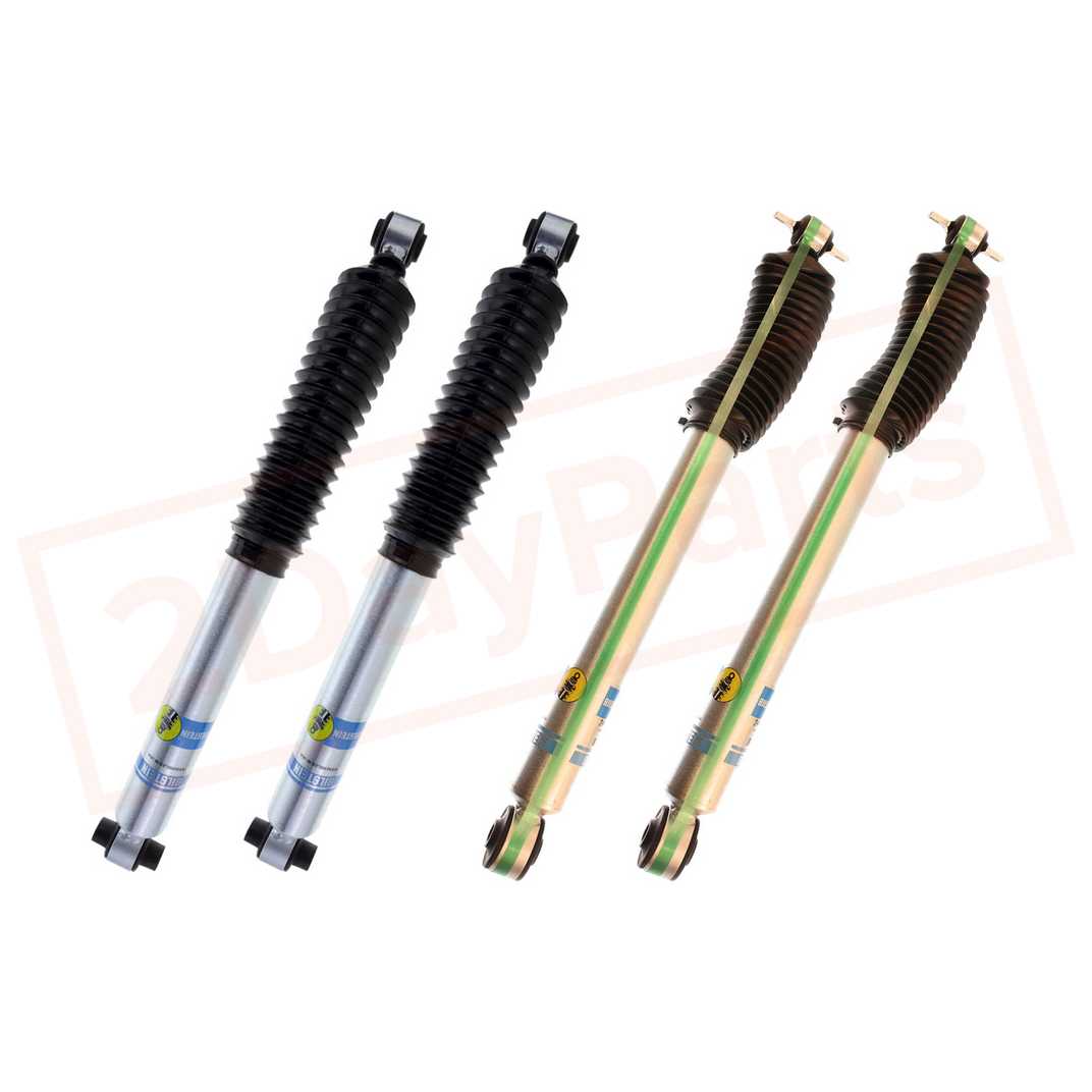 Image Kit 4 Bilstein B8 5100 4-6" Front & 2-4" Rear lift shocks for Chevy 4WD 88-`99 part in Shocks & Struts category