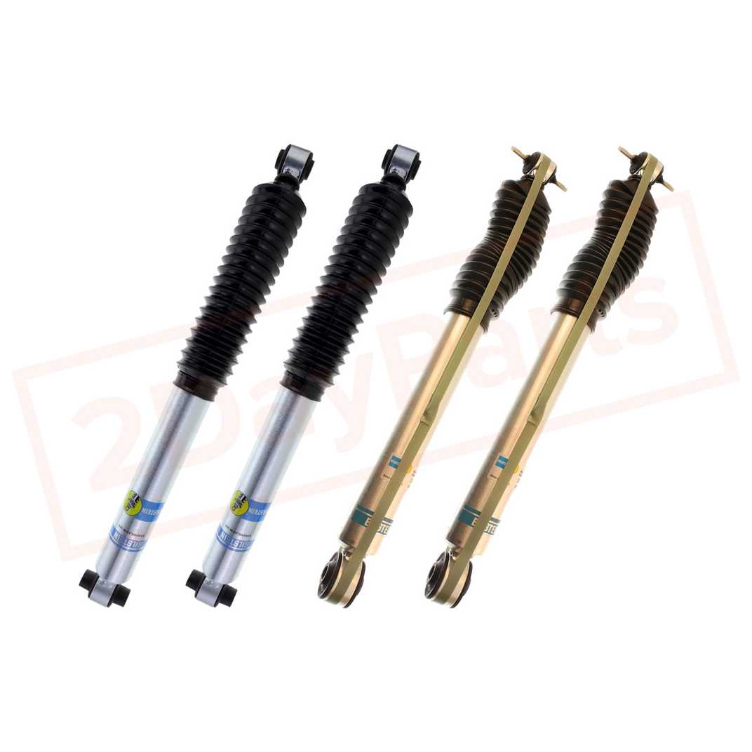 Image Kit 4 Bilstein B8 5100 4-6" Front & 2-4" Rear lift shocks for Chevy 4WD 95-`99 part in Shocks & Struts category