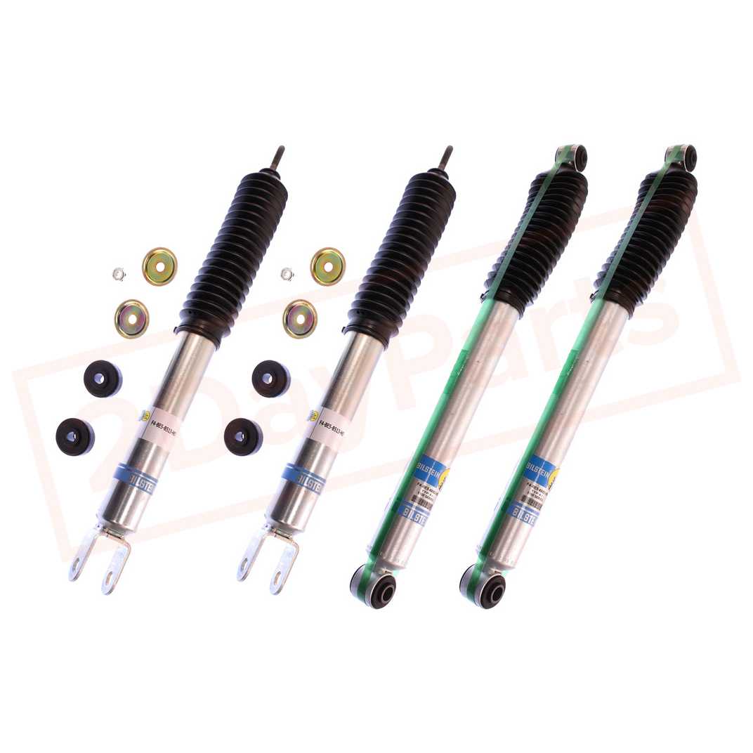 Image Kit 4 Bilstein B8 5100 4-6" Front & 3" Rear lift shocks for Chevy 2WD 00-`06 part in Shocks & Struts category