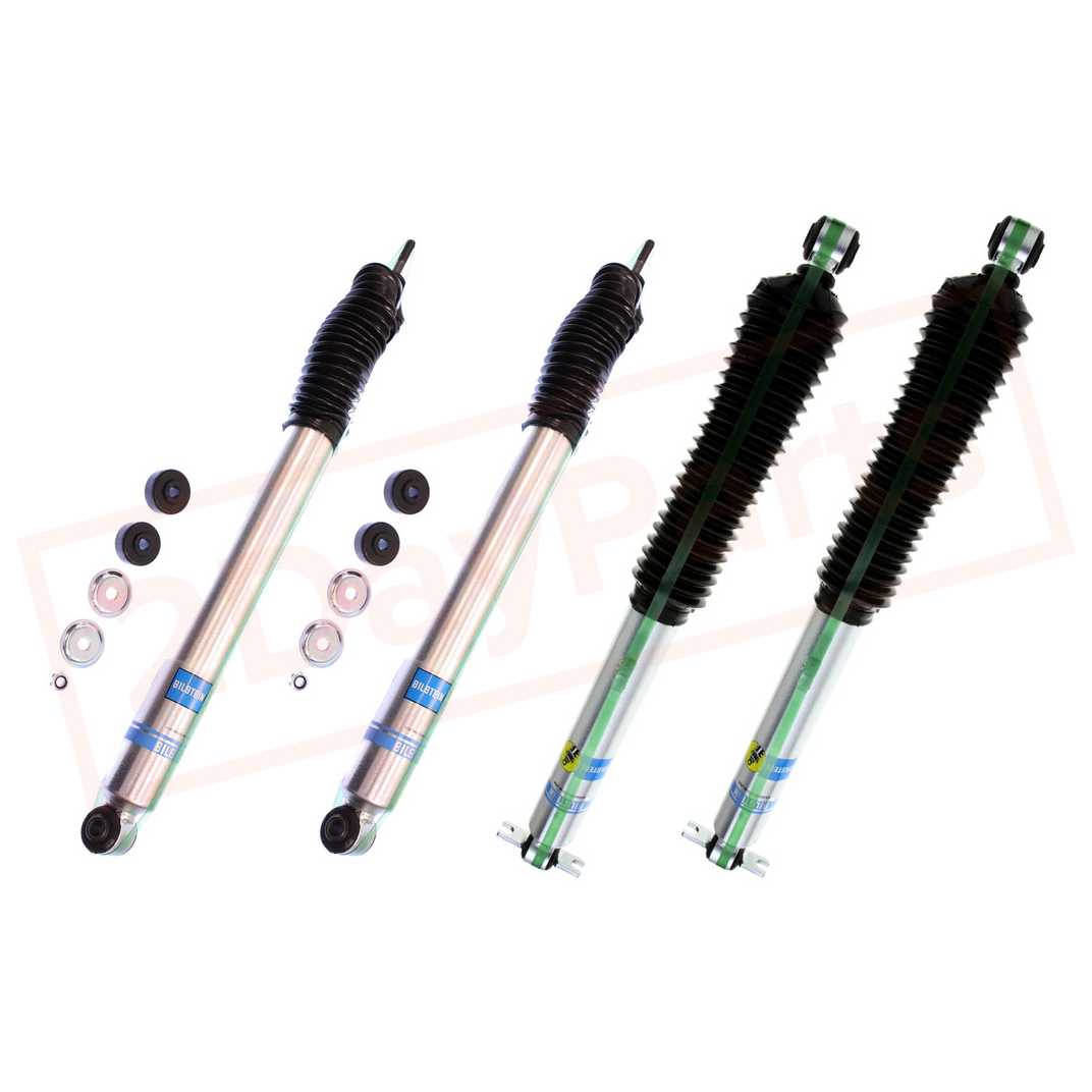 Image Kit 4 Bilstein B8 5100 4" Front & 4" Rear lift shocks for 07-`08 Jeep Wrangler part in Shocks & Struts category