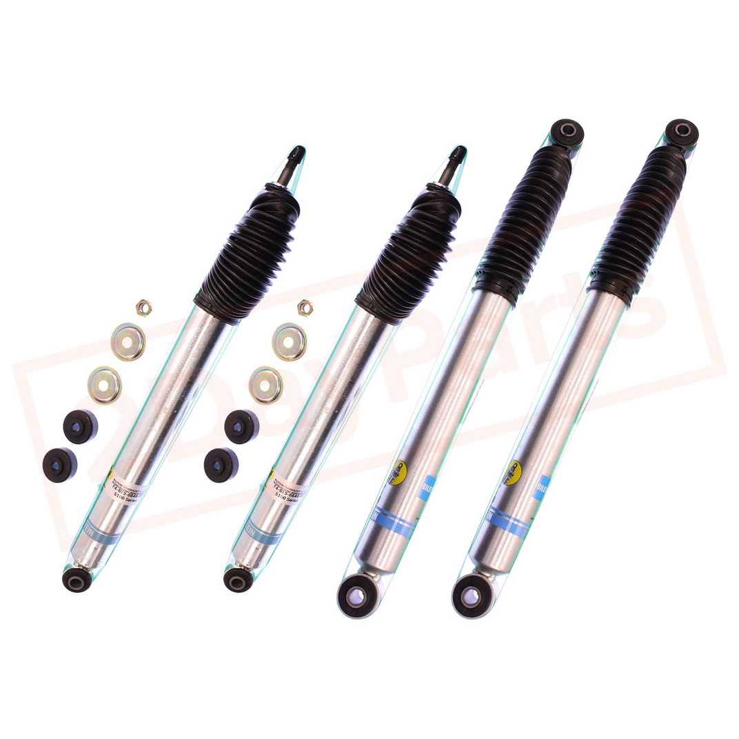 Image Kit 4 Bilstein B8 5100 5-6" Front & 4" Rear lift shocks for Dodge Ram 4WD 94-`01 part in Shocks & Struts category