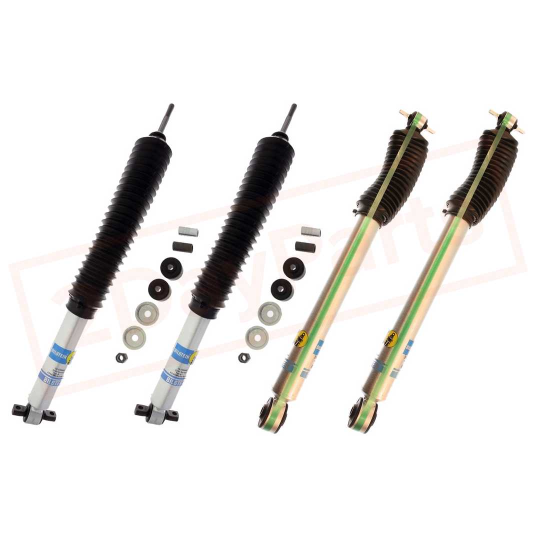 Image Kit 4 Bilstein B8 5100 6" Front & 4-5" Rear lift shocks for Chevy 2WD 92-`99 part in Shocks & Struts category