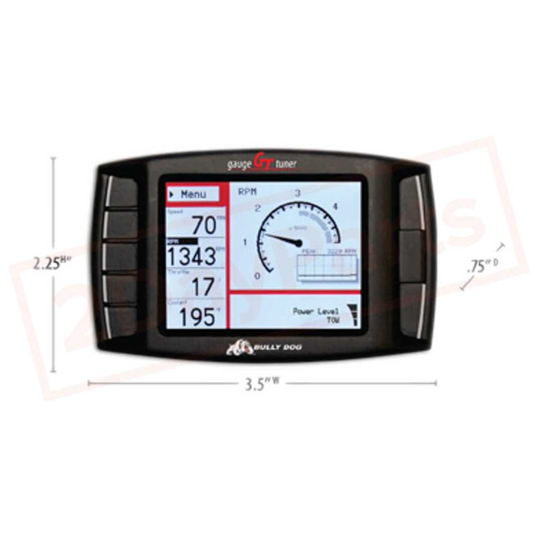 Image 1 BullyDog GT Platinum Gas Gauge Tuner for Ford E-350 Club Wagon 2003-2004 part in Performance Chips category