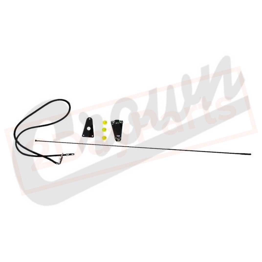 Image Crown Automotive Antenna Kit Front, Left for Jeep CJ5 1975-1983 part in All Products category