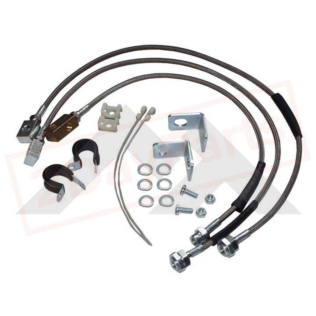 Image Crown Automotive Brake Hose Kit for Jeep Grand Cherokee 1993-1998 part in Brakes & Brake Parts category