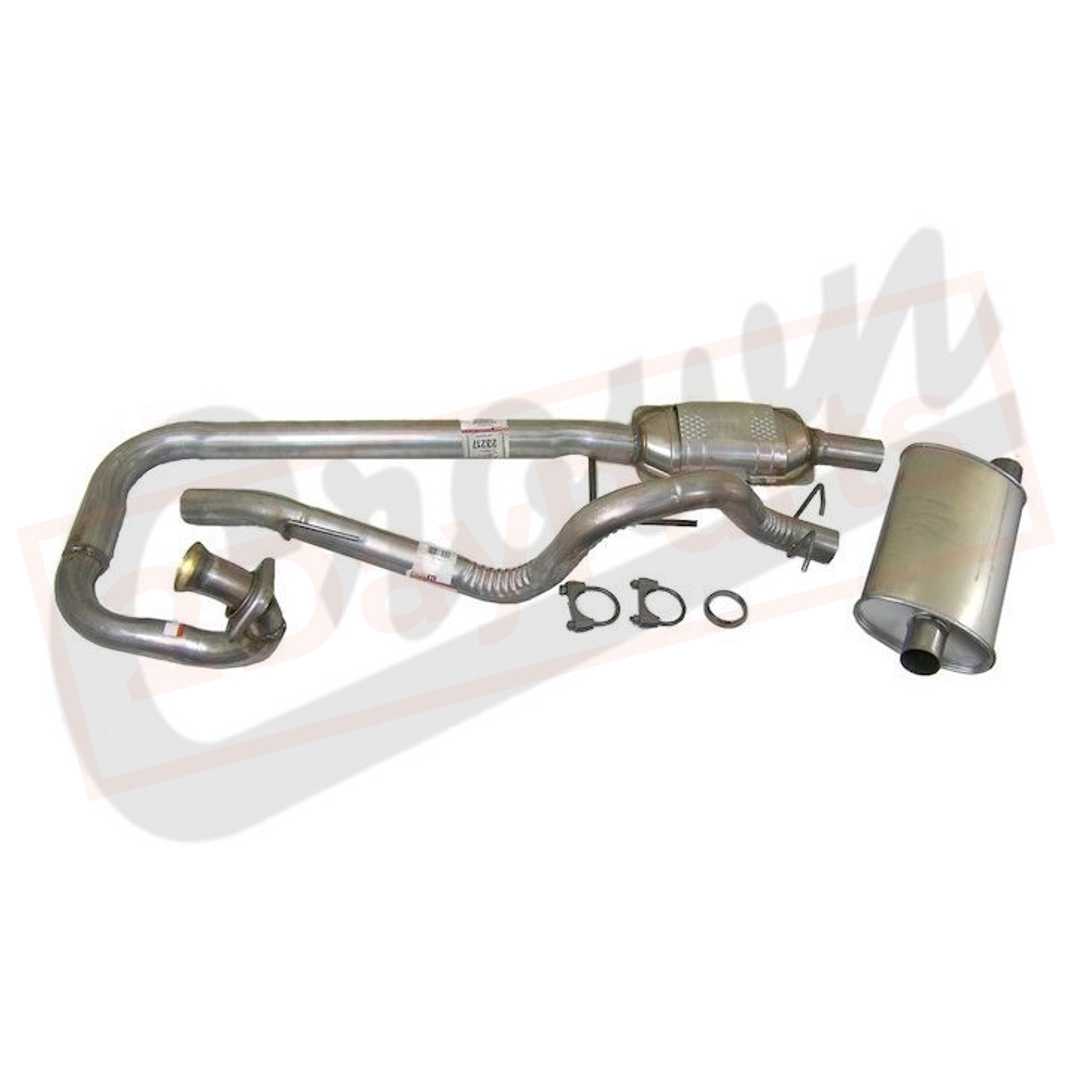 Image Crown Automotive Exhaust Kit for Jeep TJ 1997-1999 part in Engines & Components category
