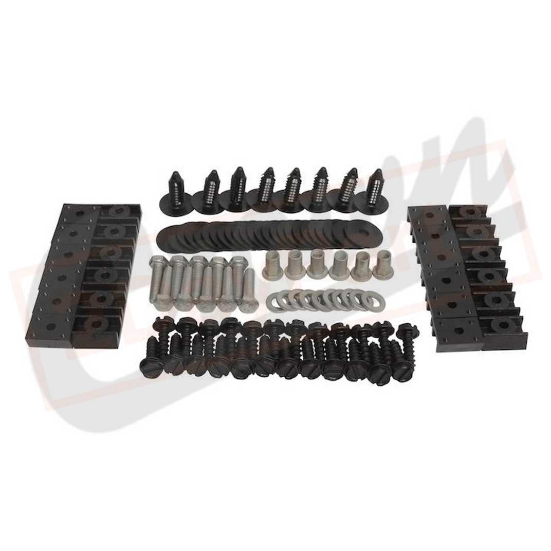 Image Crown Automotive Hardware Kit Front & Rear, Left & Right for Jeep TJ 1997-2006 part in Exterior category
