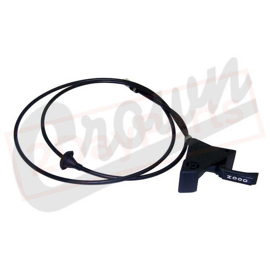 Image Crown Automotive Hood Release Cable for Jeep Cherokee 1981-1991 part in Interior category