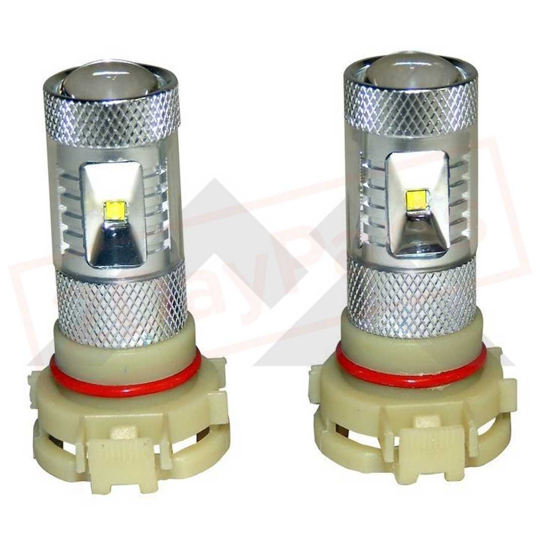 Image Crown Automotive LED Fog Lamp Bulb Kit Front, Left & Right for Dodge Caliber 2010-2012 part in Lighting & Lamps category