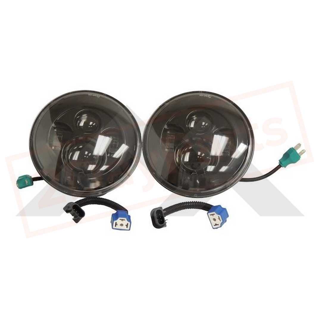 Image Crown Automotive LED Headlight Set Left & Right for Jeep CJ-7 1976-1986 part in Lighting & Lamps category