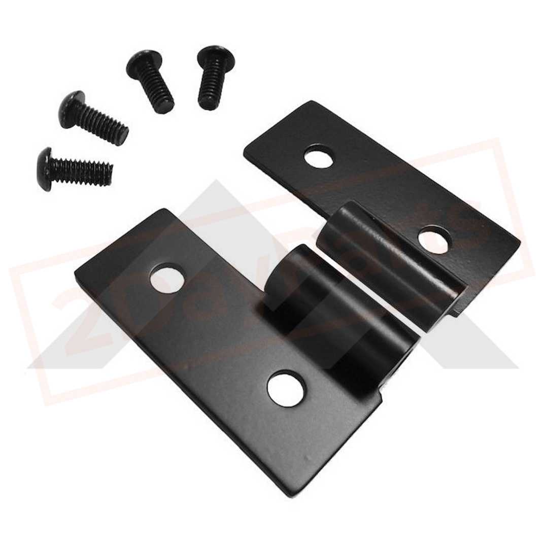 Image Crown Automotive Lower Door Hinge Bracket Set Front, L&R, Lower for Jeep CJ-7 1976-1986 part in Exterior category