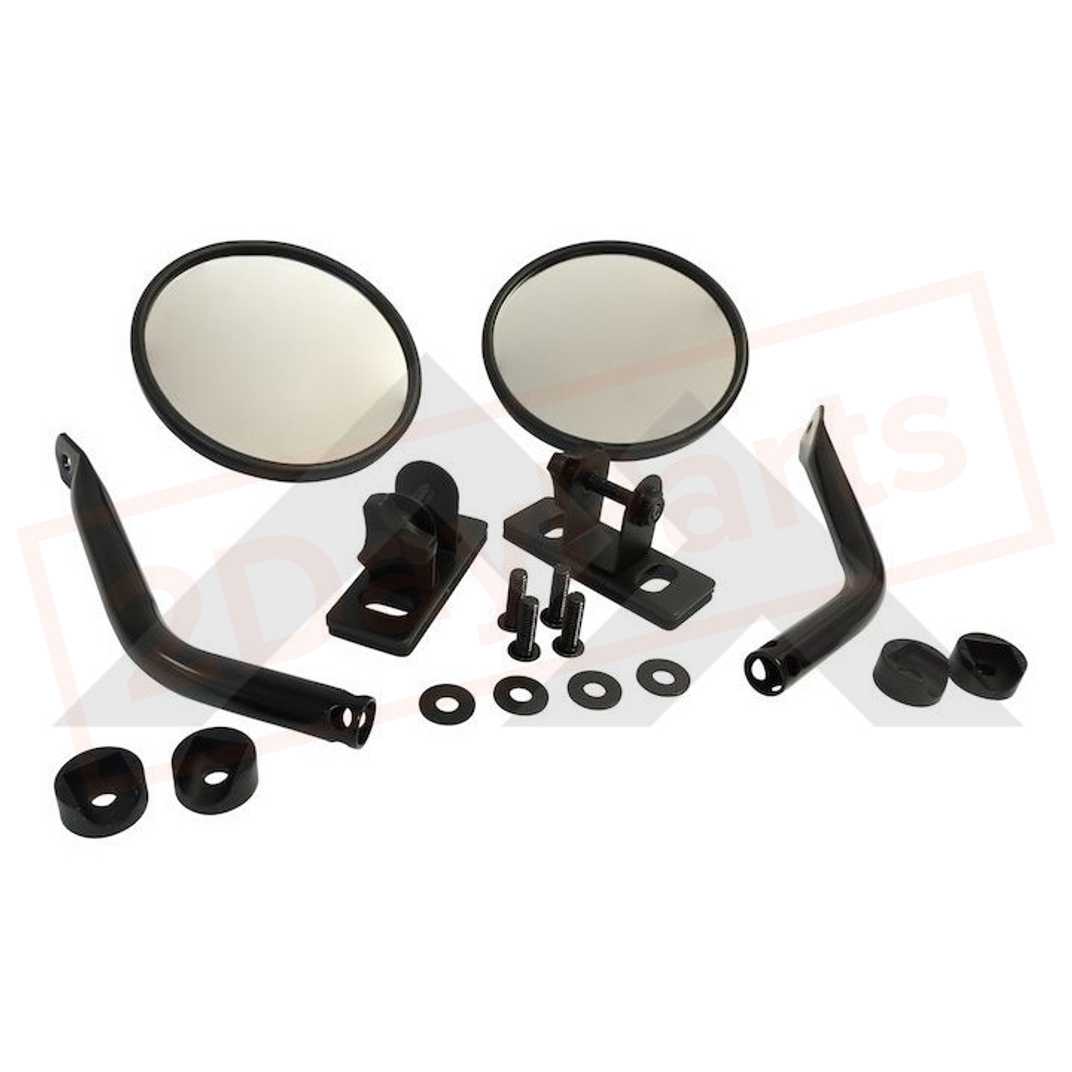 Image Crown Automotive Quick Release Mirror Set Left & Right fits Jeep CJ-7 1976-1986 part in Mirror Assemblies category