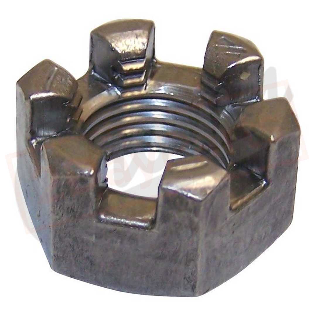 Image Crown Automotive Slotted Nut Front, Left or Right for Jeep Comanche 1986-1992 part in Suspension & Steering category