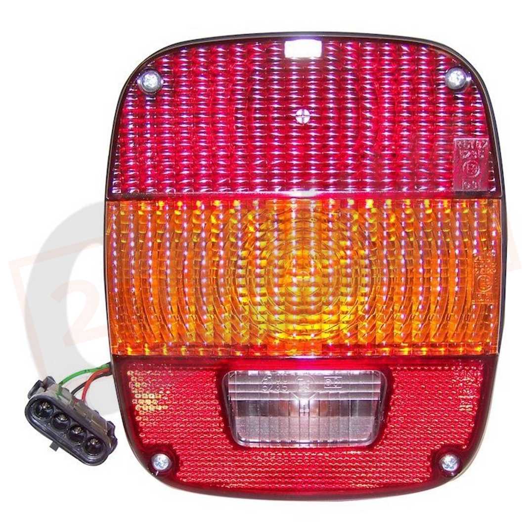 Image Crown Automotive Tail Light Assembly Left Or Right for Jeep CJ5 1981-1983 part in Lighting & Lamps category