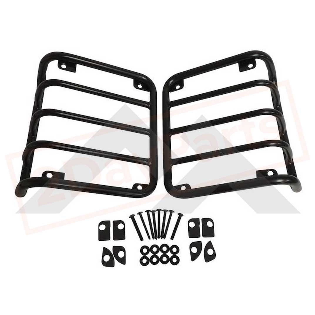 Image Crown Automotive Tail Light Guard Set Left & Right for Jeep Wrangler 2007-2018 part in Exterior category