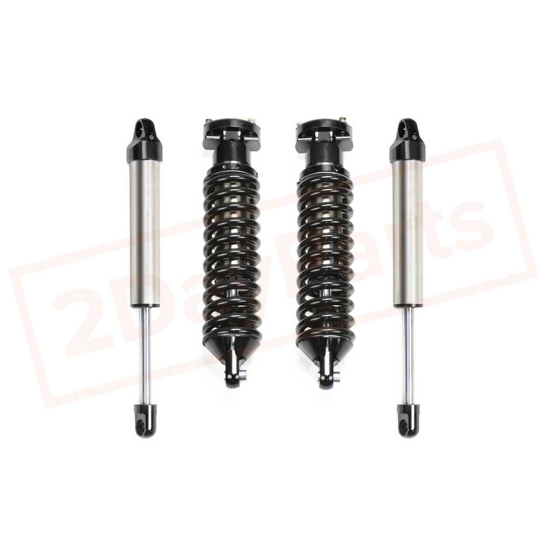 Image FABTECH 0-2.5" Front Adjust Coilover Sys w/ Rear Shocks for Toyota Tundra 00-06  part in Shocks & Struts category
