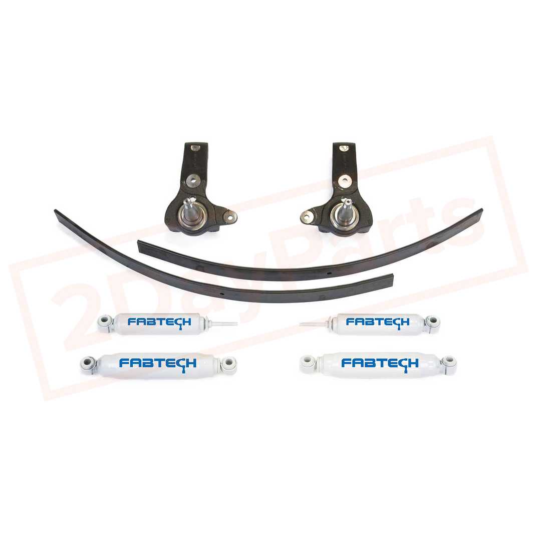 Image FABTECH 3" Spindle Syst w/ Shocks for Toyota Tacoma (5 Lug) 2WD 1995.5-04  part in Lift Kits & Parts category