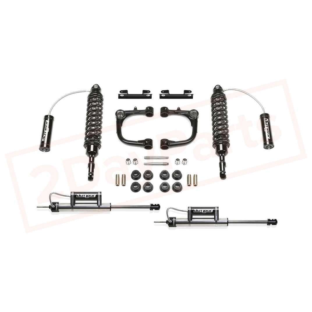 Image FABTECH 3" Up Cntrl Arm Sys w/ Front Coilover & Rear Shocks for Toyota FJ 10-13  part in Shocks & Struts category