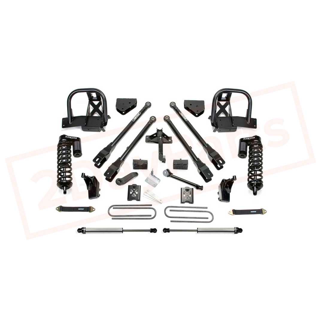Image FABTECH 4" 4 Link Syst w/ 4.0 Coilovers & Rear Shocks for Ford F250 4WD 11-16 part in Lift Kits & Parts category