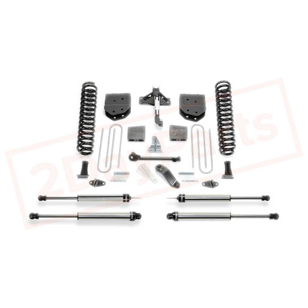 Image FABTECH 4" Basic System w/Dirt Logic Shocks for Ford F250 4WD 2008-16 part in Lift Kits & Parts category