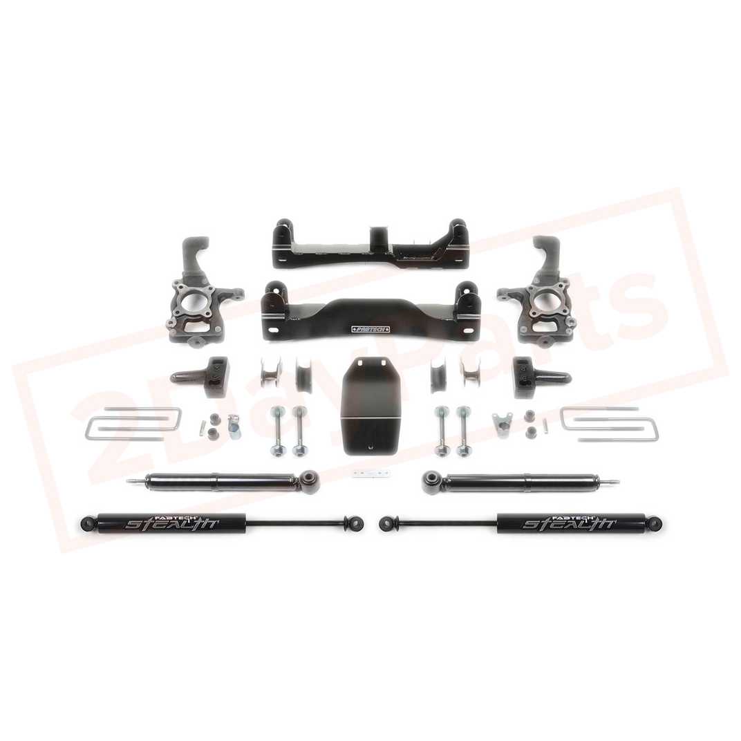 Image FABTECH 4" Basic System w/ Rear Stealth Shocks for Ford F150 4WD 2014 part in Lift Kits & Parts category